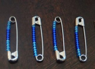 Træk 14 perler på hver sikkerhedsnål – du bliver overrasket over resultatet