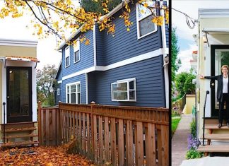 Fraskilt kvinde bygger mini-hus for at irritere eksmand – ét kig indenfor og jeg er målløs